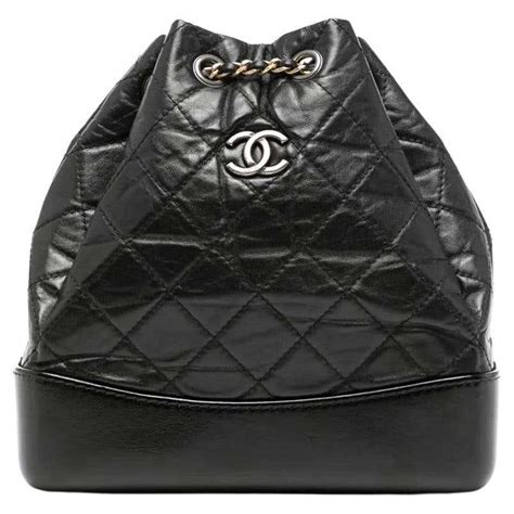 chanel so black gabrielle|chanel gabrielle backpack.